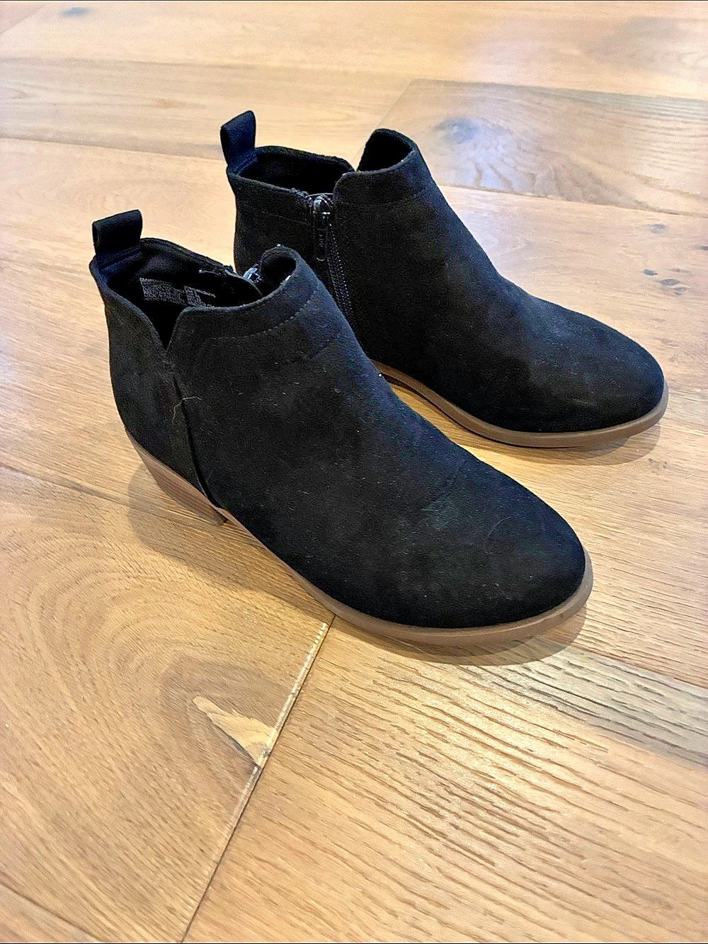 Girls Black Ankle Boots